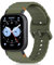 Hinnwer 22mmCorrea Compatibles con Xiaomi Watch S4/Redmi Watch 5 Active/Redmi Watch 5 Lite/Watch S4 Sport/Watch 2/Watch S3/S1 Pro Pulsera Silicona Deportiva para Mi Watch S1 Active 45mm Verde Militar