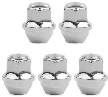 Qaonsciug Satz Mit 5 Radmuttern 19 X 32 Mm Radmuttern Sicherung Stahl Radmuttern Set Fahrzeugausstattung Auto Ersatzteil Einfache Installation