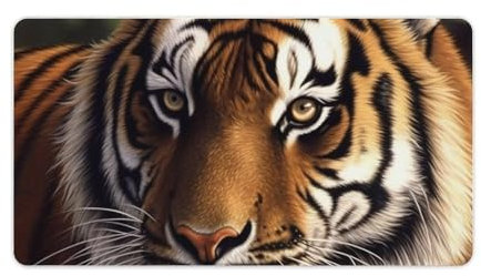 Gaming-Mauspad, Bengalischer Tiger, großes Mauspad, erweitertes Mauspad, Schreibtischmatte, rutschfeste Gummiunterseite, Mäuse-Pads, Tischmatten für Büro, Spiel, Zuhause, 40 x 75 cm
