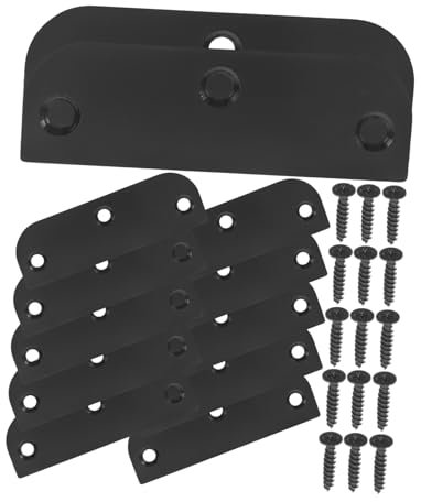 DOITOOL 1 Ensemble De Plaques De Remplissage De Charnière De Porte Plaque De Réparation De Charnière De Porte De Cuisine Plaque De Réparation De Charnière De Cuisine Plaque De