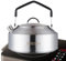 Bollitore in acciaio inox, bollitore da campeggio, portatile, durevole, da 1500 ml, ideale per bollire acqua, tè, caffè, pasti liofilizzati
