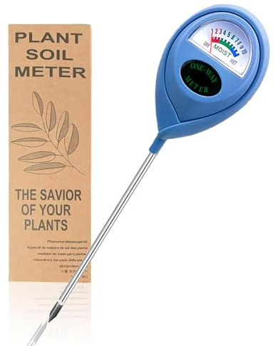 MEPHILIMIA Humidimètre pour plantes, hygromètre, capteur d'hygromètre de sol pour jardin, pelouse, ferme, moniteur d'eau végétale pour intérieur et extérieur sans piles