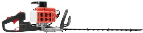 Benzin Heckenschere 65cm, Benzin-Heckenschere mit 22.5cc 2-Takt Motor, Leistungsstarke Doppelseitige Hedge Trimmer für Dicke Äste, Heckenschneider für Garten, Park und Landschaftsbau