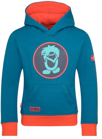 Trollkids Kids Troll Sweater | Kapuze, Pflegeleichtes Baumwoll-Polyester-Mischgewebe