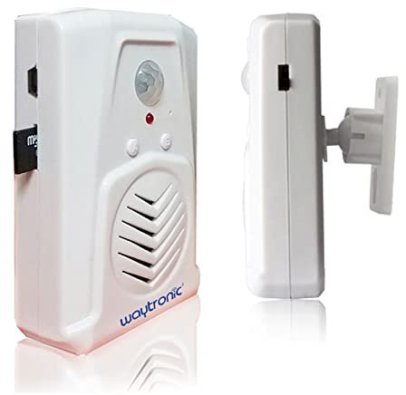 Microsound Mini PIR Motion Sensor Activated Voice Reminder Multiple Recorded Sounds Player for Shop Store Factory Supermarket Special Sound Effect