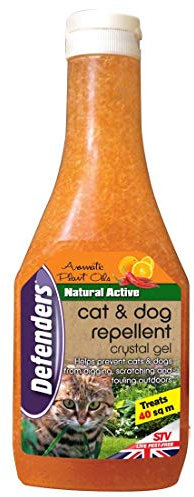 3XDefenders Cat and Dog Repellent Crystal Gel (Traditional, Effective, Humane Treatment, Deters Cats and Dogs from Garden and Patio Areas, Covers up to 40 sq m), 450 ml