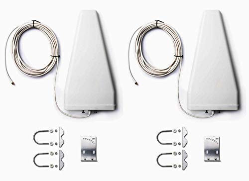 2 x LTE 4G Hochleistungs Antenne Richtantenne (698 1800 2700MHz) inkl 2 x Mal 10M Kabel SMA kompatibel Telekom Speedport Vodafone EasyBox O2 LTE Router Huawei WLAN Versärker 24dBi