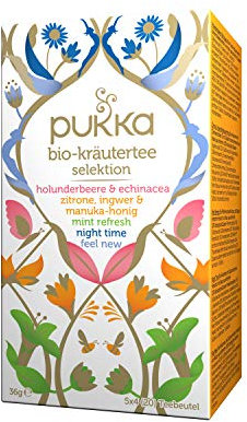 Pukka BIO Tee Kräuter Selektion, 20 Beutel, 36 g