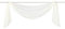 Yaland Voile Transparenter Freihandbogen einfarbig Uni Querbehang Wohnzimmer Gardinenschals (BxH 140x300, beige) 1 Stück