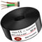 Cable eléctrico Mas-Premium® para instalación en suelo y exterior, cable de alimentación estándar 50 m (NYY-J 4x1,5 mm²)