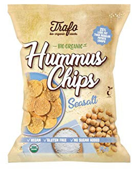 Trafo - Hummus Chips Seasalt - 75 g - 6er Pack