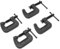 WEN CLC108 Heavy-Duty Cast Iron C-Clamps with 1-Inch Jaw Opening and 0.8-Inch Throat, 4 Pack