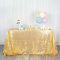 Pailletten Tischdecke Pink Gold 60x102-Zoll Party Tischdecke Pailletten Rechteck Tischdecke Fuchsia Pink Längliche Tischdecken für Hochzeit/Geburtstag oder Event Party