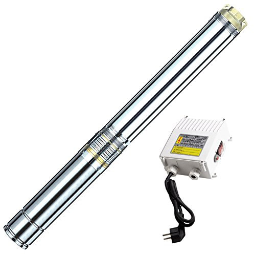 3 Zoll Brunnenpumpe Tiefbrunnenpumpe Tauchdruckpumpe Rohrpumpe Gartenpumpe Brunnen-Star Die Energie-Spar Brunnen (3 Zoll - 750 Watt - 3.7 bar)