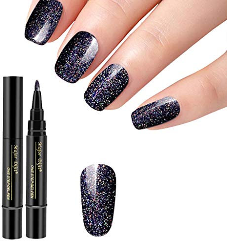 Nail Polish Pen Refillable 5ml 3 Nail Pc Step To Pen 1 Painting Step Use Gel 1 One Gel In Nail Varnish Nail Art Nail Kits under 5 Dollars (M, M)