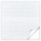 MAKA 12 Pezzi Piastrelle Adesive in PVC Bagno e Cucina 60x77cm/Pezzo 5.5 m² Totale Pietre in 3D Murale Mattonelle Decorazioni Mosaico Autoadesivo Impermeabile Alta Risoluzione (Carrara Bianco)