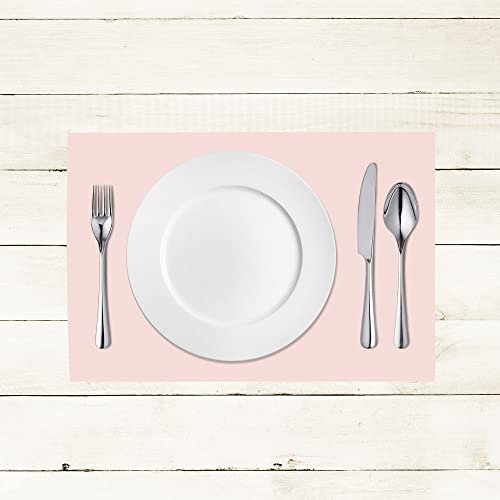 Sovie HORECA Linclass® Airlaid Tischset 40 x 30 cm/Platzset stoffähnlich/praktische Einmal-Platzset für Feiern oder Partys (Altrosa)
