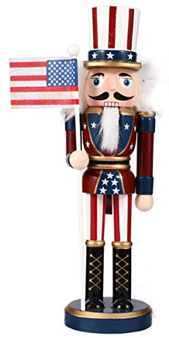 Homoyoyo Weihnachtlicher Nussknacker Schmuck Weihnachtlicher Nussknacker Soldat Schmuck für Weihnachtsdekoration Baum Figur Marionette Vorhanden