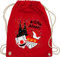 Shirtracer Turnbeutel Rucksack - & Fasching - Taschen - Kölle Alaaf Kostüm Köln Karneval Wappen I Jeck Rut Wiees I Narren I Kölsche Jecken - Unisize - Rot - karnevalsbeutel faschings dom tasche