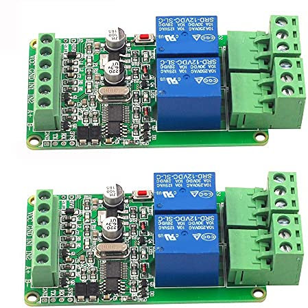 liovitor 2 StüCk Modbus-Rtu 2 Kanal Modul Schalter Eingang/Ausgang RS485 / TTL Kommunikation