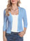 Gyabnw Boléro Femme Cardigan Court Chic et Elegant Manche 3/4 Gilet d'été Doux Veste Ouverte Mariage Robes