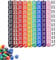 PHISGNIO 100 Stück Würfel Sechsseitiger Würfel Set Spielwürfel Bunt Farben Würfel Set 12mm Würfel für Würfelspiele Tischspiele Dice