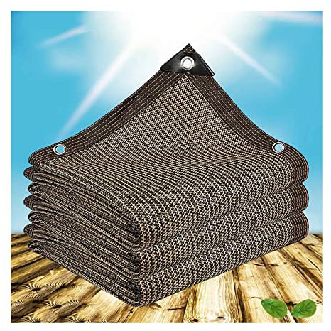 Sonnenschutzsegel, Schattiernetz 95% Sonnenschutztuch, Stoffnetzplane für Gewächshauspflanzen, Schattiernetz mit Ösen für Carport-Terrassengarten