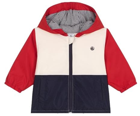 Petit Bateau A0CTM Coupe-Vent, Aurora/Multico, 24 Mois Bébé_Garçon