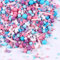 Essbare Streusel für Kuchen Verzieren 120g Rosa Lila Einhorn Streusel Kuchen Topper Cookie Perle Zucker für Cupcakes Süßigkeiten Creme Dekorationen Jimmies Nonparels