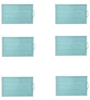 HSIFSKK 6 Oder 12 Stück Blaue Wischpads Passend for Vorwerk, Kompatibel Mit Kobold, SP520, SP530, MF520, MF530 Staubsaugerzubehör, Reinigungstücher, Wischmopp(Pack of 6)