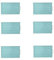 HSIFSKK 6 Oder 12 Stück Blaue Wischpads Passend for Vorwerk, Kompatibel Mit Kobold, SP520, SP530, MF520, MF530 Staubsaugerzubehör, Reinigungstücher, Wischmopp(Pack of 6)