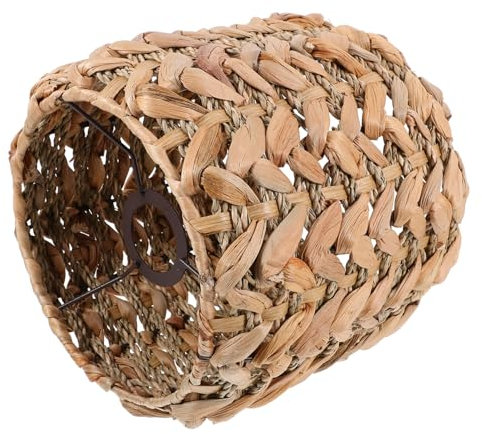 DOITOOL Lustre En Paille Abat-jour De Plafond Pour Salon Plafonniers Modernes En Rotin Lampes Hautes Pour Décoration De Salon