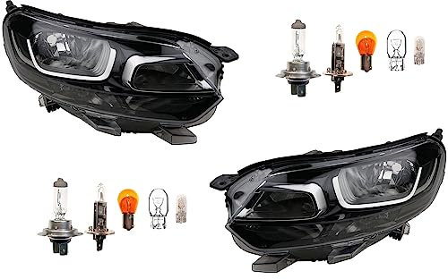 Johns, Scheinwerfer H7/H1 Links & Rechts Set passend für Opel Vivaro C & Leuchtmittel