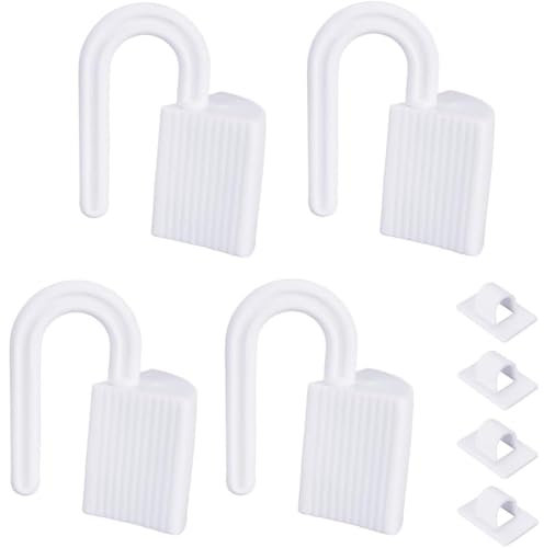 4 Pcs Hinge Guard Finger Protector White Proofing Door Stopper Safety Door Stopper Finger Guard for Door Window Protection Baby Kids