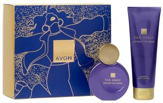 Avon Far Away Beyond the Moon For Her Giftset wit Eau De Parfum 50ml and Body Lotion 125ml in a Gift Box, Oriental and Floral Scent Notes, Long Lasting Formula, Cruelty Free