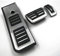 LeiBaOF Auto Pedale Für Audi A6 C8 2019 2020,Nicht-Slip Edelstahl Rest Fuß Pedal Auto Accessicess Bremse Pedalkappen Keine Bohren,B-at 3pcs