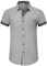 Enlision Mens Short Sleeve Shirts Regular Fit Casual Formal Dress Shirt for Men Button Up Business Shirt Grey L