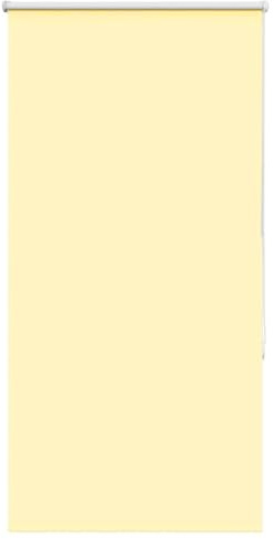 vidaXL Roller Blind Blackout Yellow - 75x150 cm Polyester Fabric with Modern Design - Adjustable Privacy & Light Control
