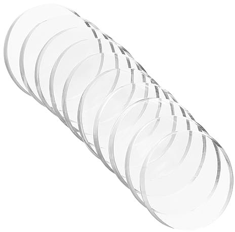 QUMIIRITY 10stücke Saugnapf Dämpfer Pads Für Glasplatten Transparente Spacer Gummipuffer Selbstklebend rutschfest Vielseitig Einsetzbar Für Home Dekoration Und Küchenorganisation