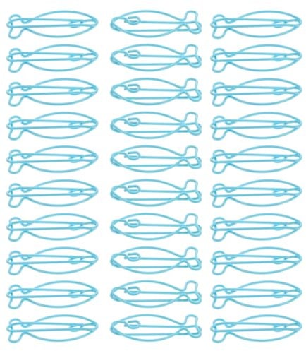 Gadpiparty Büroklammern Fischform Metall 30 Stück Kreative Papierklammern Bürobedarf Dekorative Büroklammern Tiermotiv Zum Organisieren Von Dokumenten Im Homeoffice Und Büro