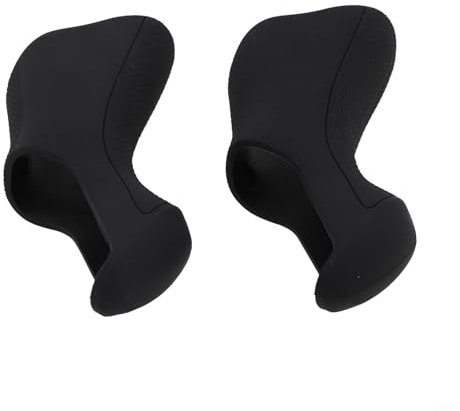Vilgftyiet Paire de housses de rechange en caoutchouc pour vélo de route Ultegra Di2 ST-6870 - Noir