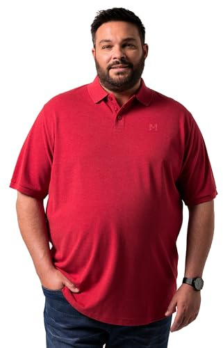 Men Plus Herren große Größen Übergrößen Menswear L-8XL Men+ Poloshirt, Basic, Piqué, Halbarm, bis 8 XL rost 5XL 836256540-5XL