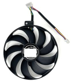 ZCDYGHU FDC10H12S9-C T129215SU 7Pin GPU Karte Lüfter Für ASUS für ROG für Strix-GeForce RTX 2070 2080 SUPER Ti RTX2080 RTX2080Ti Fan(Black B-Fan T12)