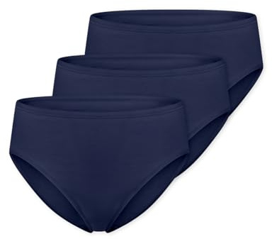 Schiesser Damen 3 PACK Slips - Baumwolle Essentials