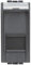 BTicino L4279C6F Prise RJ45 Livinglight Catégorie6 FTP, 1 Module, Anthracite, Lot de 10