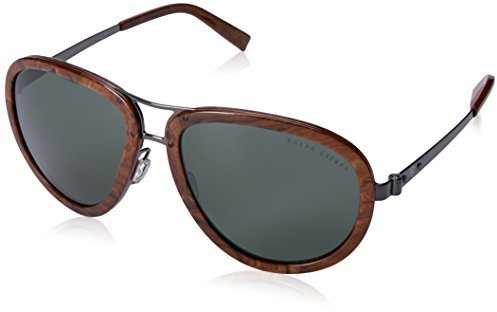 Ralph Lauren Unisex-Erwachsene 0Rl7053 900371 59 Sonnenbrille, Schwarz (Black/Gray Green)