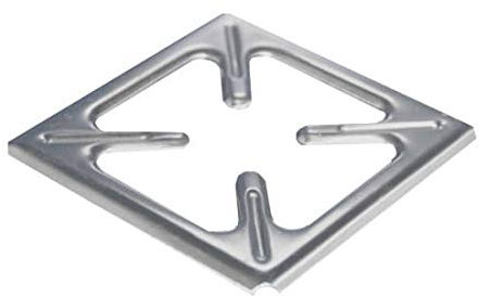 Tredoni Gas Stovetop/Hob Ring Reducer for Coffee Makers & Small Pots/Pans, Stainles Steel 10x10cm (Diagonal - 14cm)