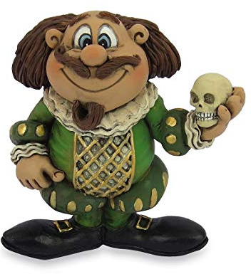 Les Alpes 015 72265 William Shakespeare 9 cm Kunstharz Funny Dekofigur VIIIP