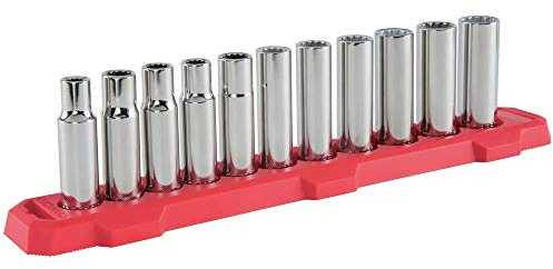 CRAFTSMAN Steckschlüsselsatz, MM, 1/2-Antrieb, 12-kant, 11-teilig (CMMT12049)