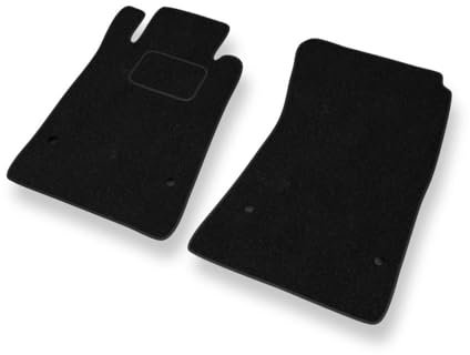 Mossa - Fußmatten Auto kompatibel mit Mercedes-Benz SLK R171 (2004-2011) - schwarz Automatten Autoteppiche